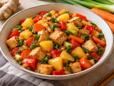 Ananászos tofu